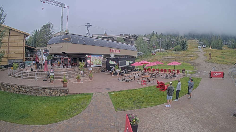Jackson Hole - Base of Bridger Gondola Webcam