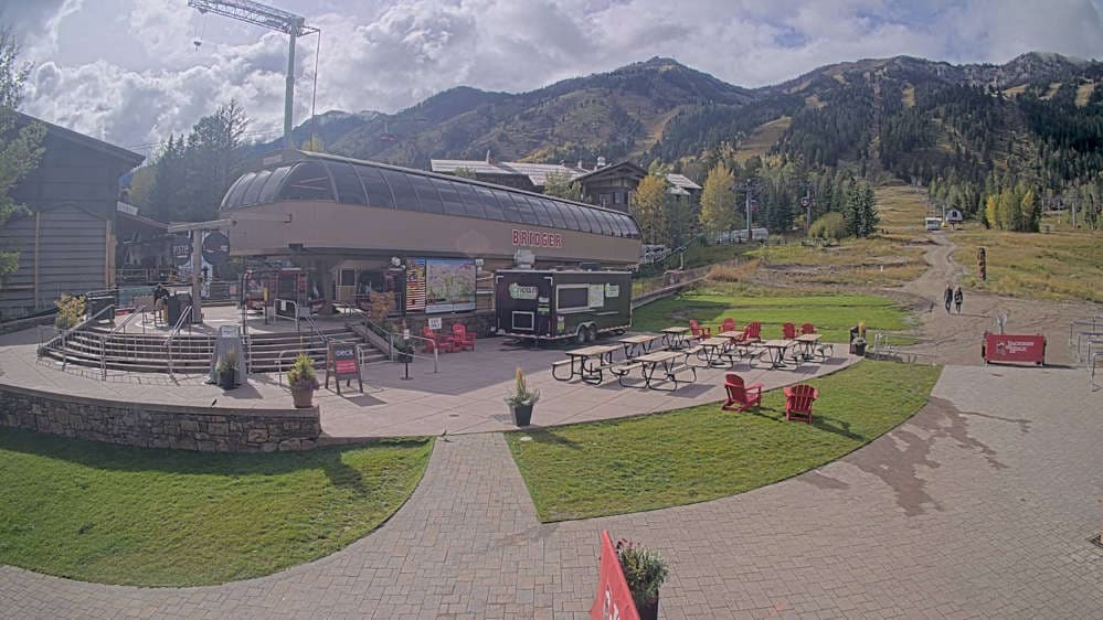 Jackson Hole - Base of Bridger Gondola Webcam