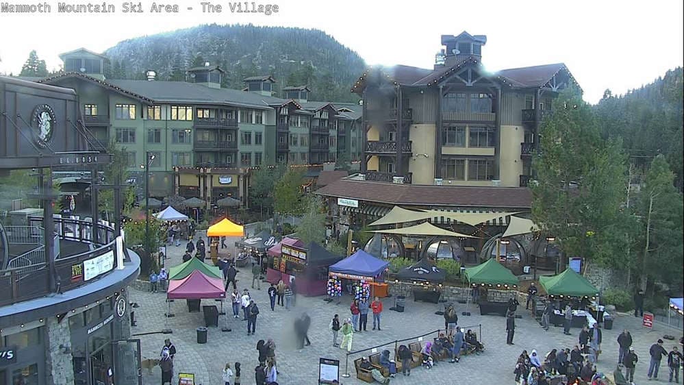 Mammoth Mountain - Village Cam Village