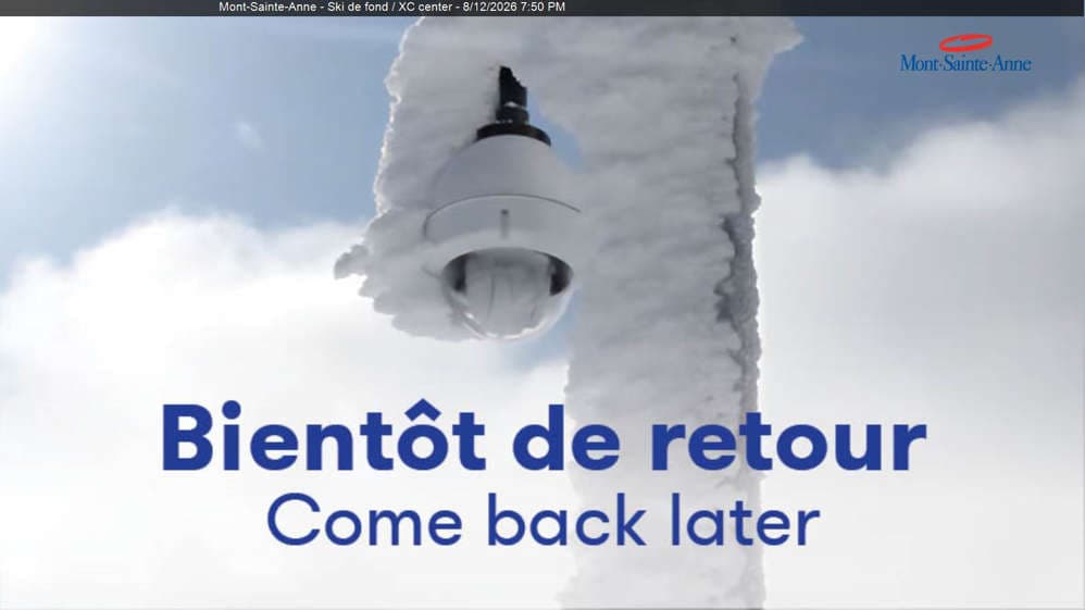 Mont Sainte-Anne - XC Center Webcam