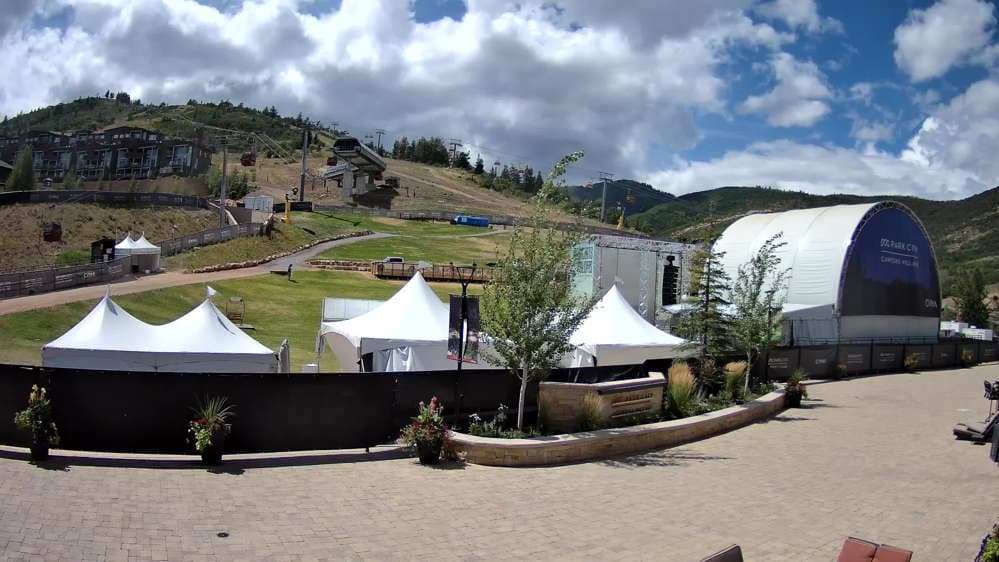 Canyons Village Ski Beach