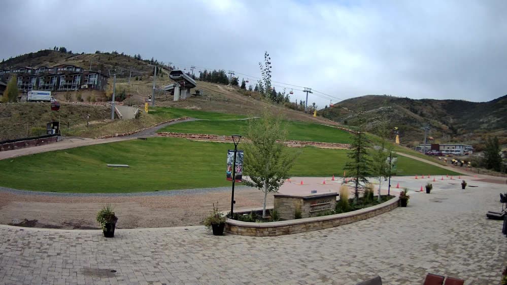 Canyons Village Ski Beach