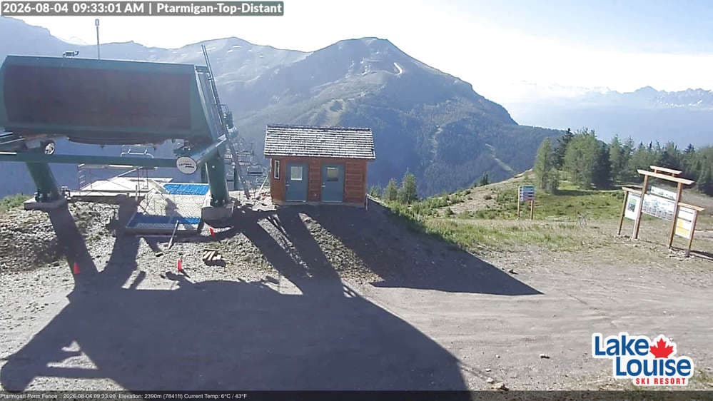 Lake Louise Mountain Fairmont Chateau Cam