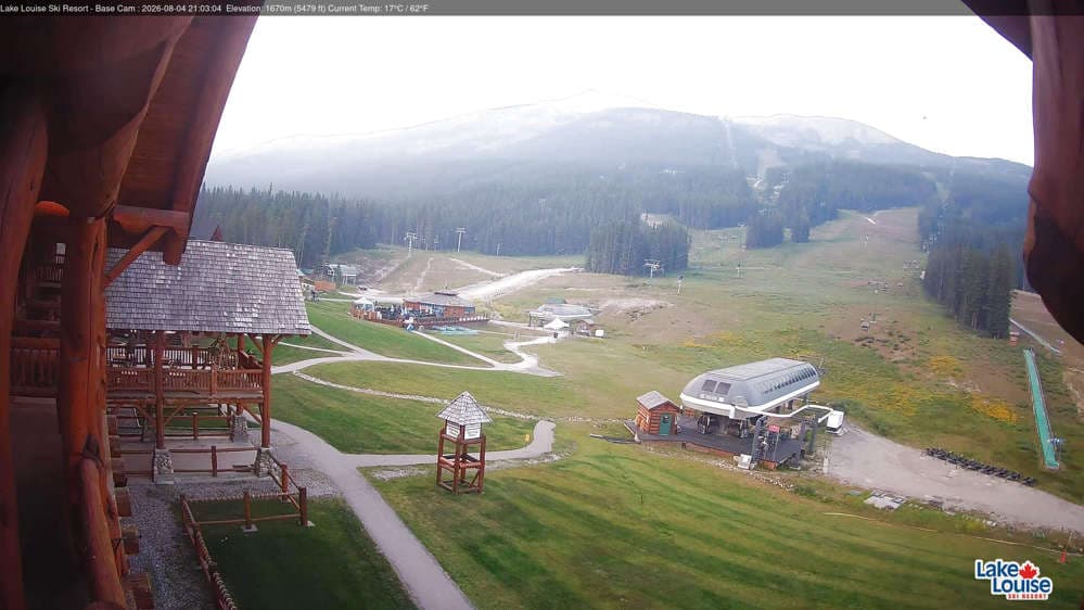 Lake Louise Mountain Base Area Cam