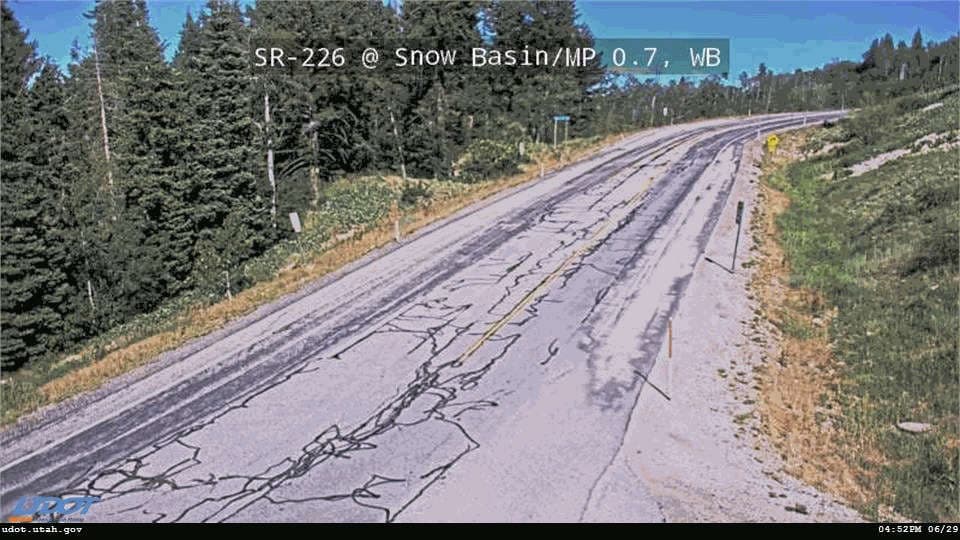 Snowbasin Road UDOT Camera