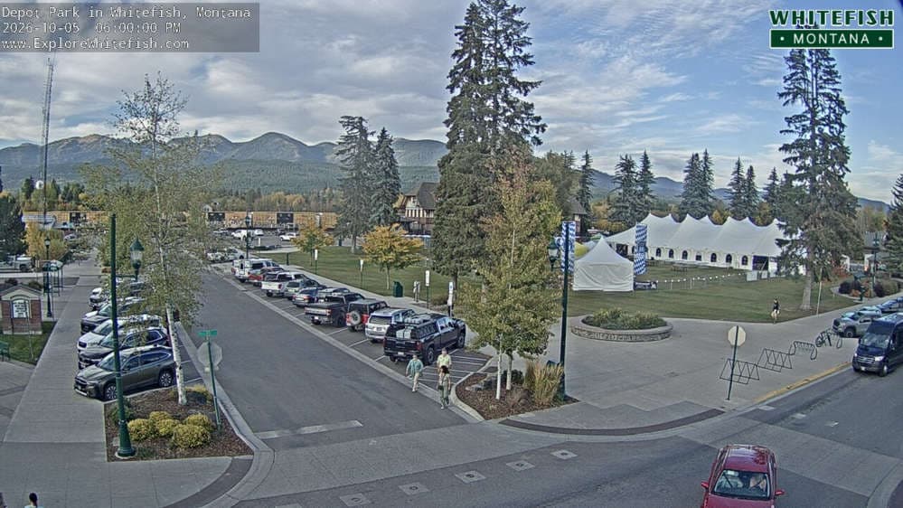 Whitefish - Whitefish Depot Park Webcam