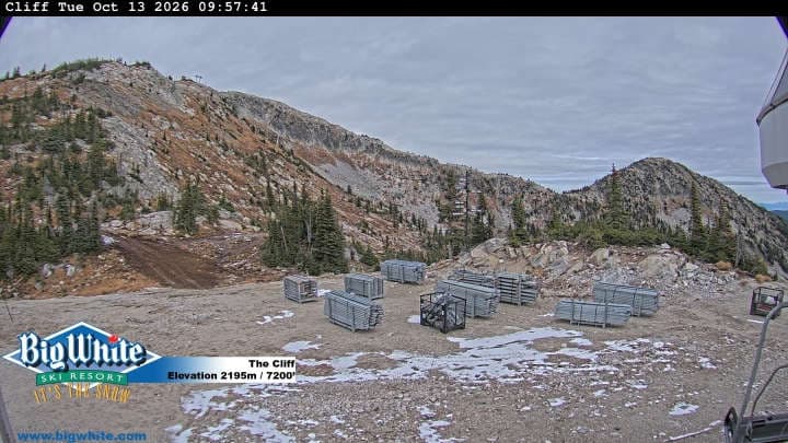 Big White Ski Resort cliff webcam