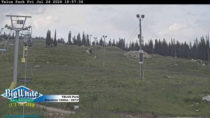 Big White Ski Resort TELUS Park Cam