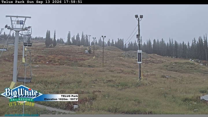 Big White Ski Resort TELUS Park Cam