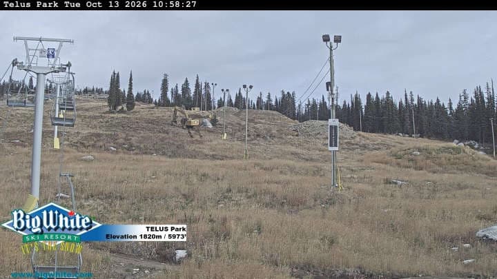 Big White Ski Resort TELUS Park Cam