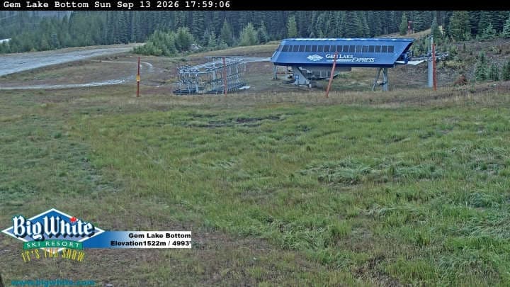 Big White Ski Resort Gem Lake Bottom