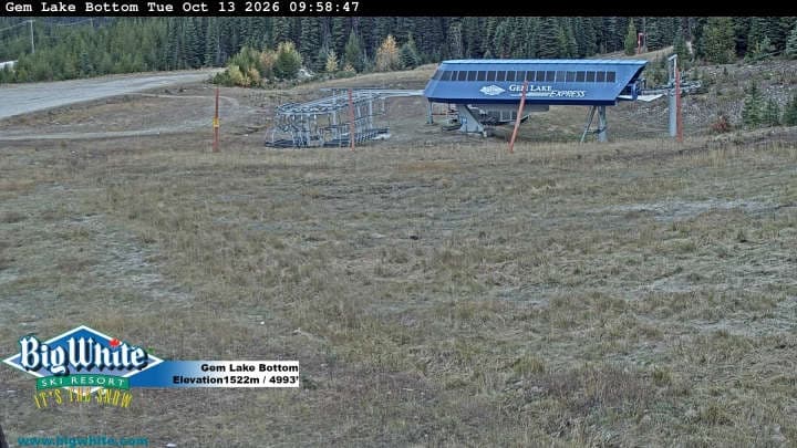 Big White Ski Resort Gem Lake Bottom