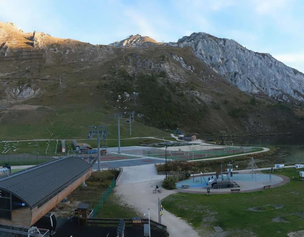 Tignes - Départ télécabine de Tovière