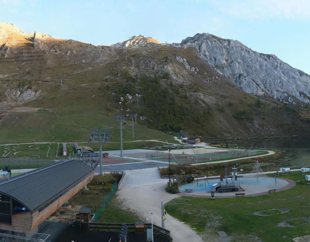 Tignes - Départ télécabine de Tovière
