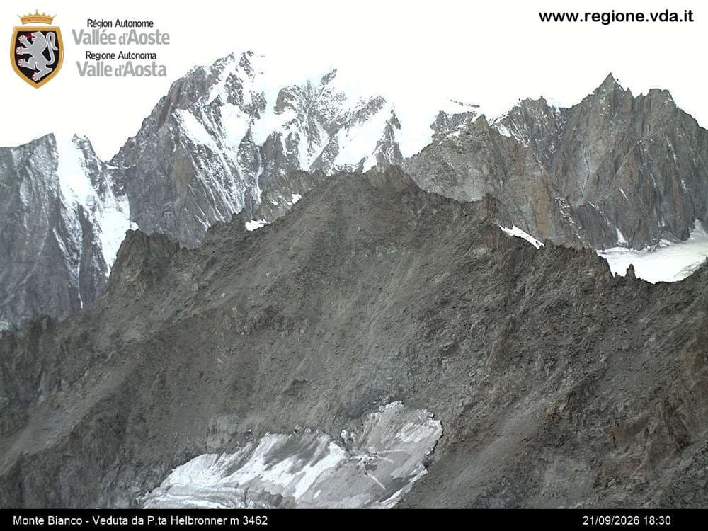 Courmayeur - Monte Bianco - Veduta da Punta Helbronner